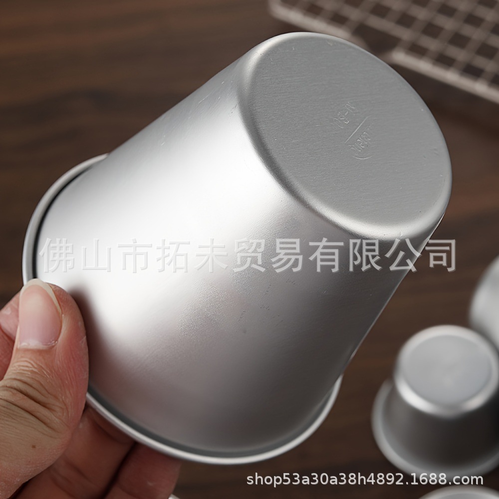 Cake Mold Pudding Mold Portuguese Egg Tart Mold Chiffon Cake Aluminum Anode Egg Tart Qimarfen Cake Cup Baking