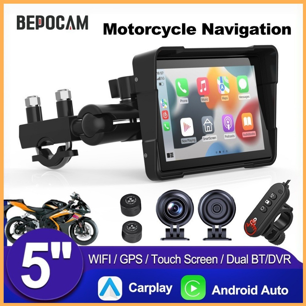 Кросс-браундер мотоциклетный видеорегистратор 5G мобильный телефон WiFi высокое разрешение GPS навигация передняя и задняя двойная запись
