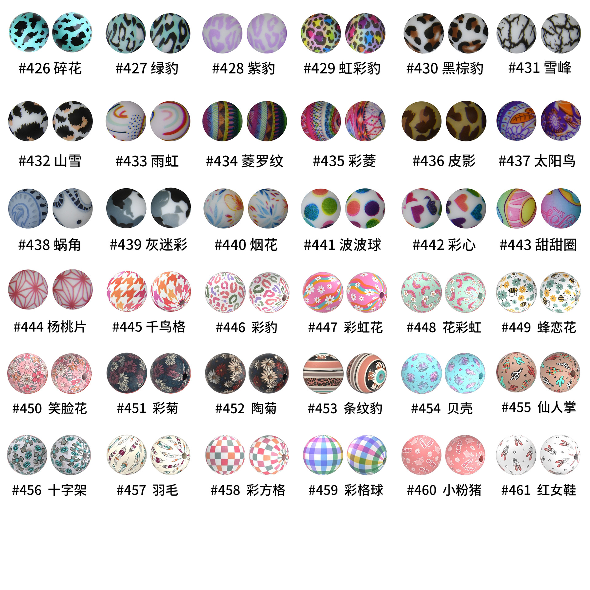 Cross-Border Silicone Beads Round 15mm Round Beads Food Grade Baby Silicone Beads Jewelry Kidsren's Pacifier Chain Accessories Now