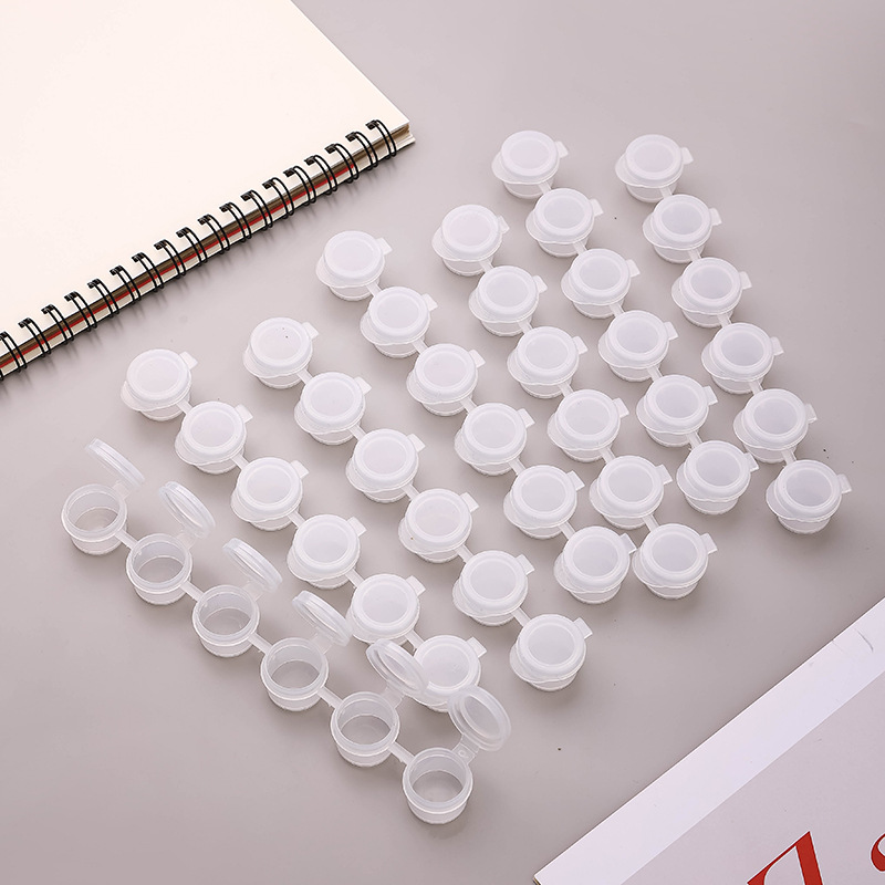 2Ml3Ml5Ml6 Consecutive 8 Consecutive Gypsum Painted Empty Box Repackaged Acrylic Paint Small Box Strip Pigment Filling