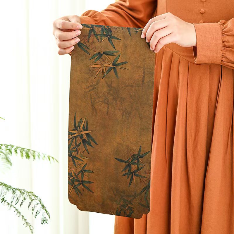 Xiangyun Yarn Tea Mat Brocade Table Runner Ramie Cotton and Linen Tea Cloth Dry Bubble Mat Waterproof Cloth Tea Mat New Chinese Style Vintage Tea Mat