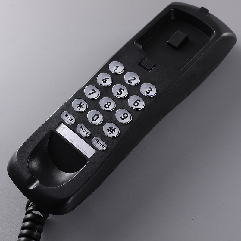 Foreign Trade B628 Small Extension Small Hang-Up Solid Color Telephone Button Wall-Mounted Telephone Wall Phone
