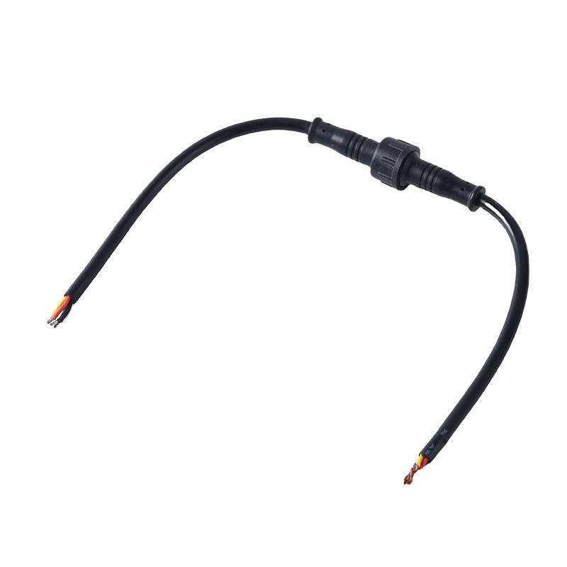 Wow Customized 0.5Dc Head Waterproof Plug Car Led Rainproof Dc Cable 2/3/4 Core Socket