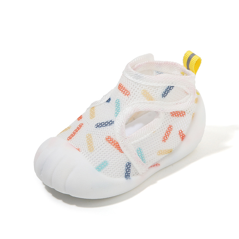 Sandals Baby Shoes Summer Outdoor Soft-Soled Non-Slip Sandals Velcro Thin Breathable Mesh Shoes Baby Toddler Shoes