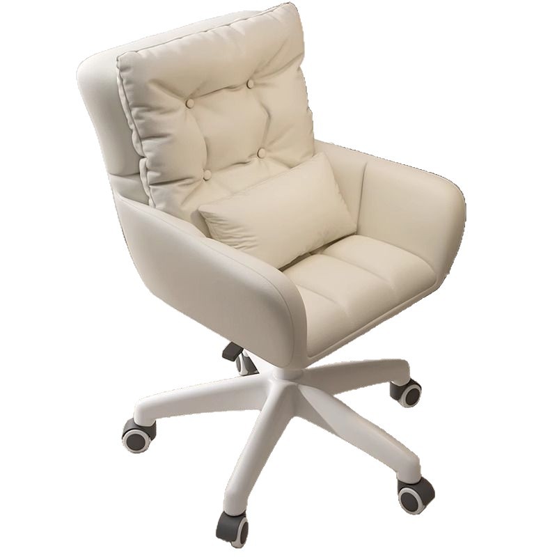 Computer Chair, Bedroom Makeup Chair, Girls' Dormitory Desk Chair, Sedentary Backrest Office Chair, Home Lift Swivel Chair