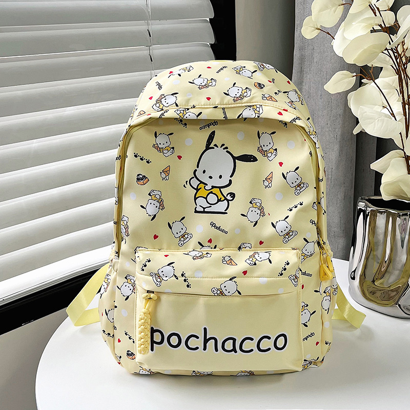 Cross-border New Student Schoolbag Large Capacity Sanrio Printed Junior Senior high school College Students Casual Simple Backpack