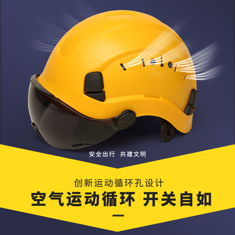 Manufacturers Supply ABS Outdoor Safety Helmet EPS Buffer Foam Construction Site Anti-smash Safety Helmet