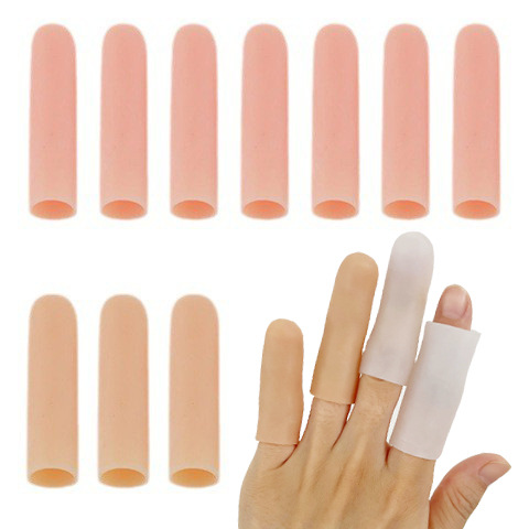 Silicone Finger Cots for Men and Women, Non-slip Finger Protectors, Wear-resistant Wound Injuries, Waterproof and Pain-proof Protective Finger Cots