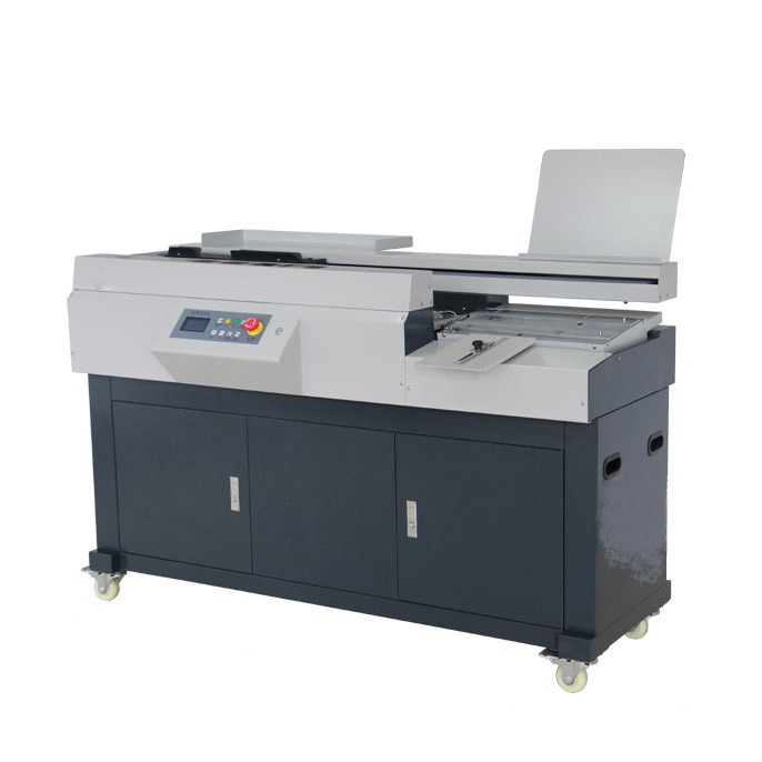 60m Wireless Fully Automatic Cabinet Glue Binding Machine A3 with Side High-Speed Glue Label Book Binding Machine Gluing Machine