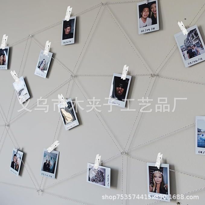 Mini transparent nail 2.5/3/3.5/4.5CM transparent clip plastic clothes nail photo clip acrylic small clip