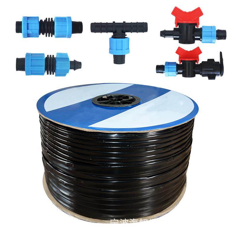 Заводская лента капельного орошения PE, высокая прочность и устойчивость к старению, ключевой компонент системы водосбережения, поддерживает индивидуальную настройку