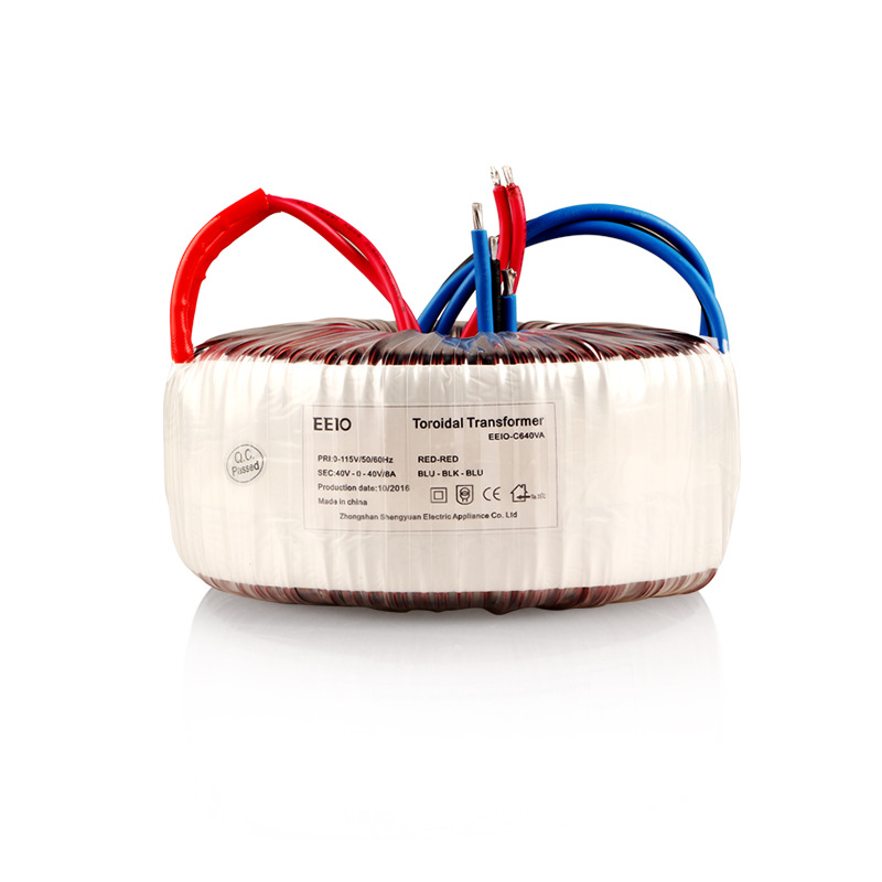 Shengyuan single-phase isolation ring transformer 220v to 24v36v high-power fever power amplifier ring cow factory outlet
