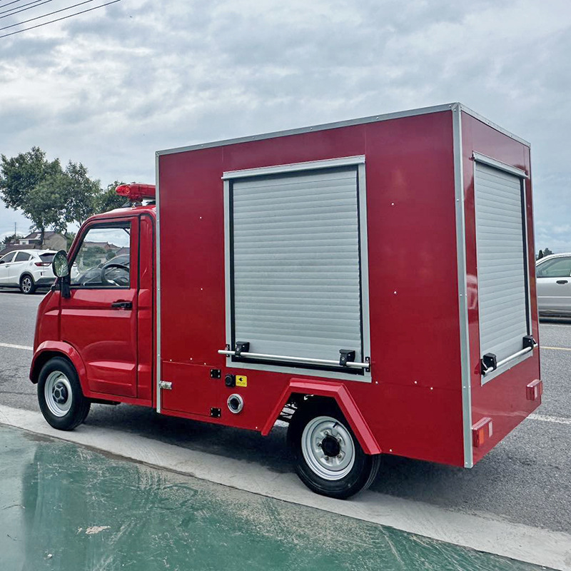 Manufacturer Customized Small Electric Fire Truck Water Tank Water Supply Fire Fighting Rescue Urban Street Emergency Electric Fire Truck