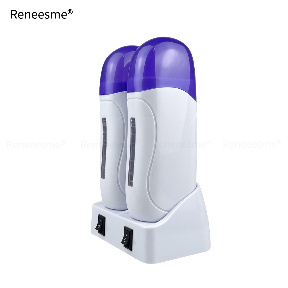Two-Seat Hair Removal Wax Machine, Beauty Wax Melting Machine, Double-Head Wax Therapy Machine, Mini Hot Wax Machine, Multi-Purpose Skin Beauty Cross-Border