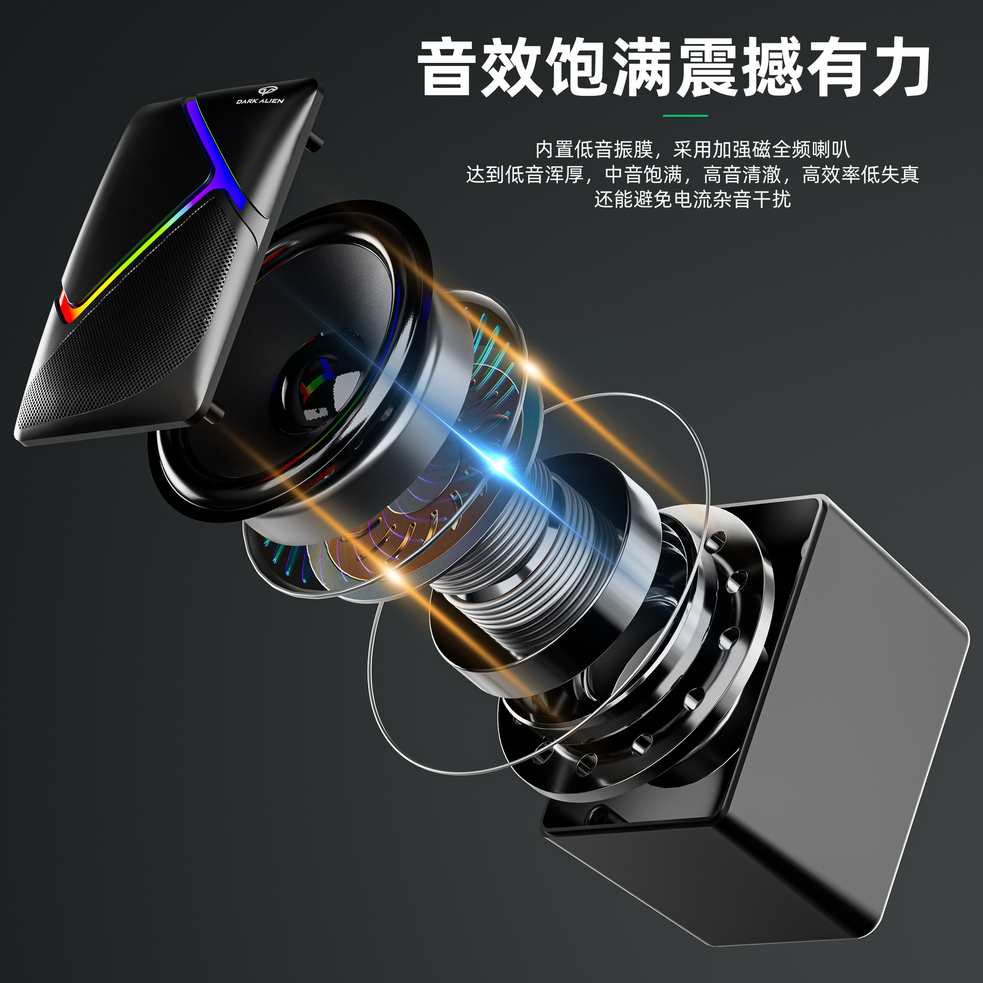 Computer USB Audio Desktop Laptop Gift Desktop Multimedia Mini Portable Wired Speaker