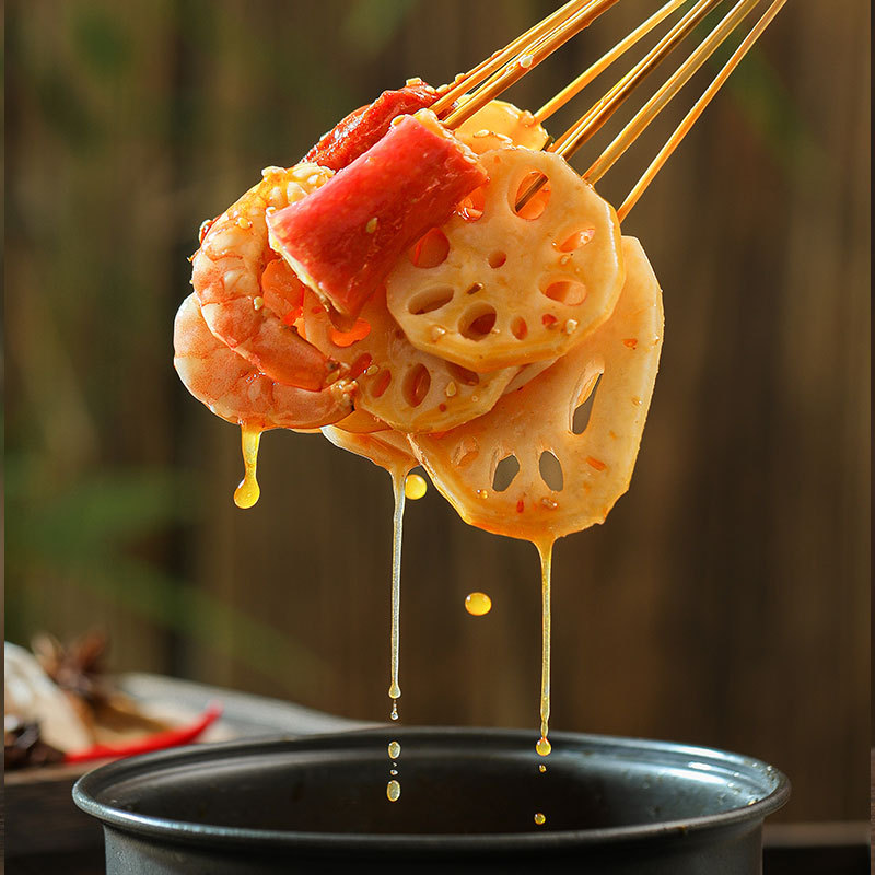 [luxury] Honghu lotus root slices 330g Honghu lotus root slices stir-fried hot pot barbecue instant-boiled food ingredients wholesale