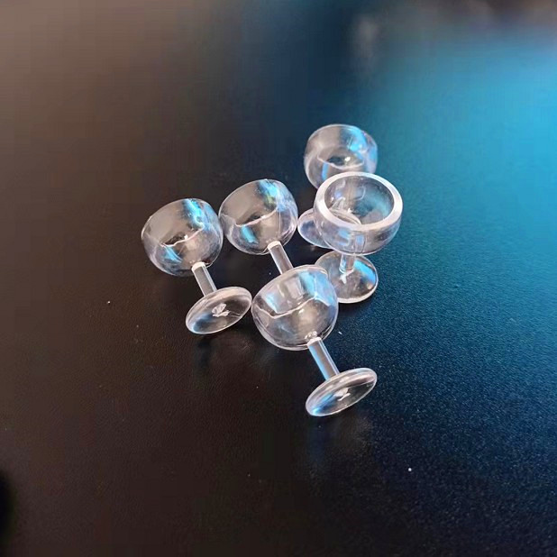 Mini small red wine glass small red wine glass model red wine glass pendant DIY food play container clay accessories