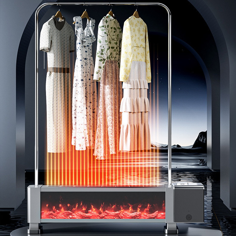 New Simulated Flame Heater Baseboard Humidification Heater Heater Household Energy-Saving Whole House Large Area Stone