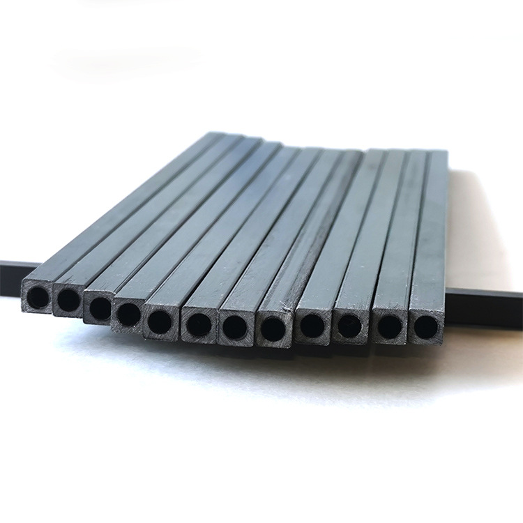 High-strength outer square inner round black carbon fiber square tube carbon fiber products