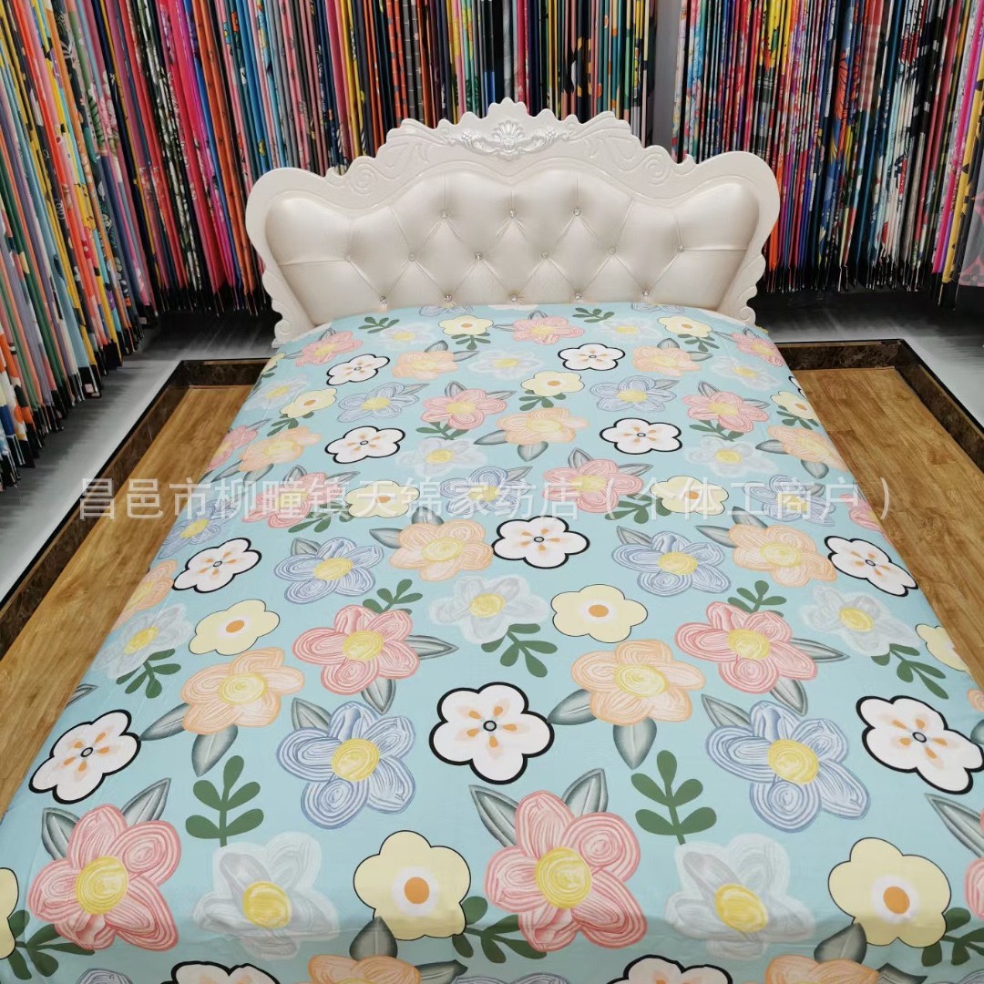 First-Hand Supply, Wholesale of Various Sizes of Brushed Twill Bed Sheetss, Quilt Covers and Pillowcases Suitable for Live Broadcasts and Market Stalls