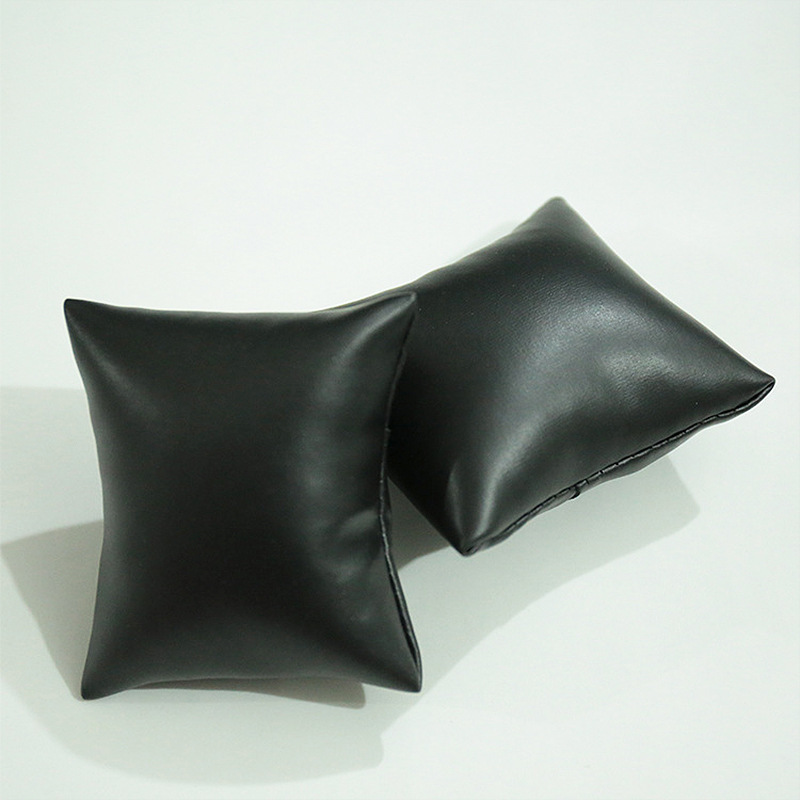 Manufacturer Wholesale High-End Watch Pu Leather Pillow Leather Bracelet Watch Pillow Jewelry Display Watch Case Pillow