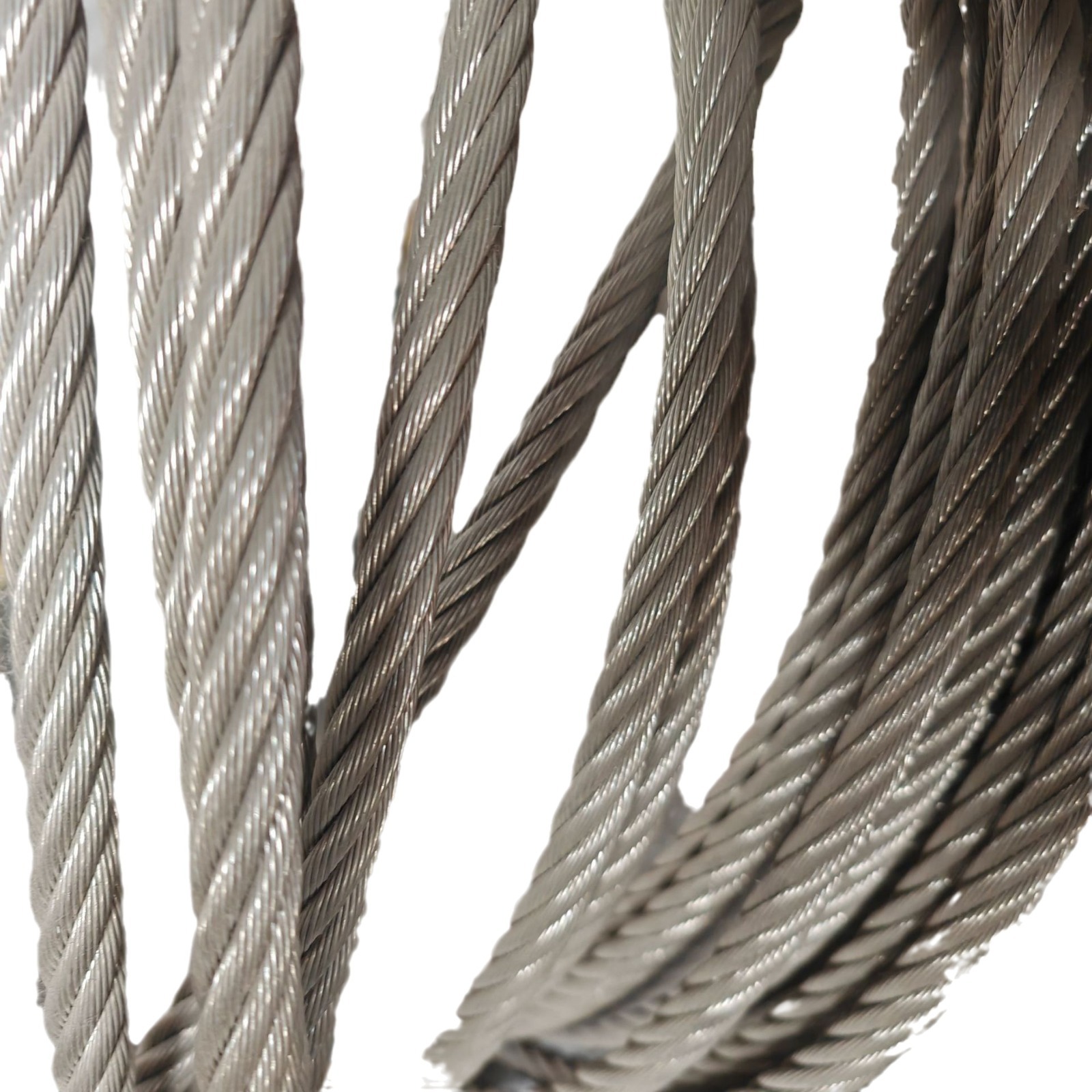 304 stainless steel wire rope manufacturers plastic clothesline power cableway marine lifting dung scraping stainless steel wire rope