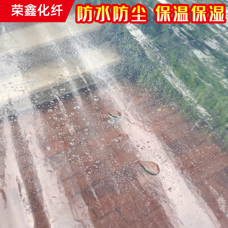 Cross-Border Transparent Rainproof Cloth Cover Goods Thickened Rainproof Cloth Balcony Windproof Transparent Plastic Cloth Greenhouse Insulation Waterproof Cloth