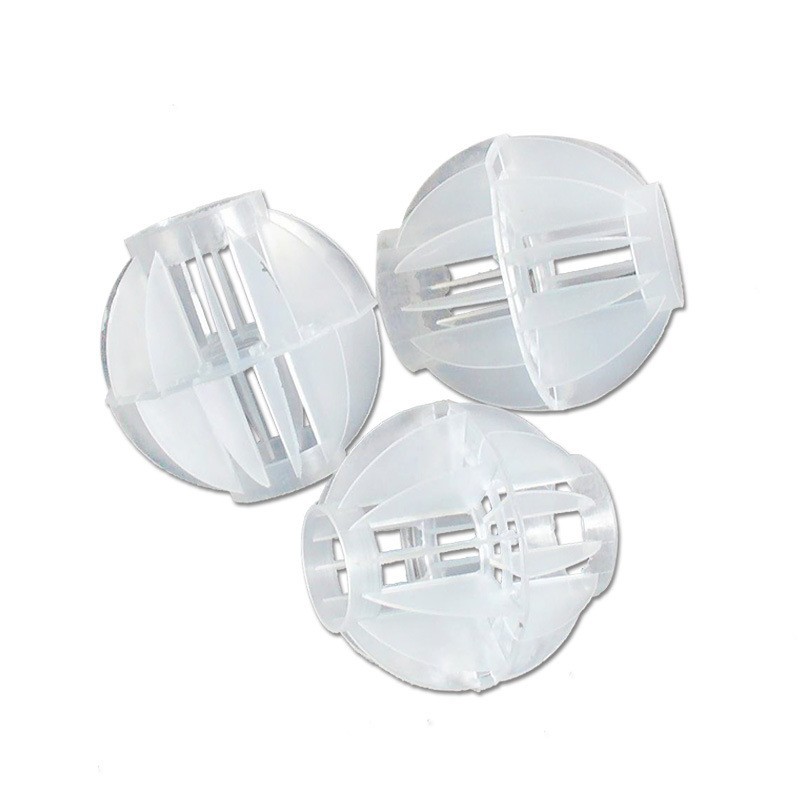 Pp Multi-Sided Hollow Ball Filler 50mm Adsorption Filter Ball Spray Tower Dust Removal and Defogging Filler Equipment Ball Wholesale