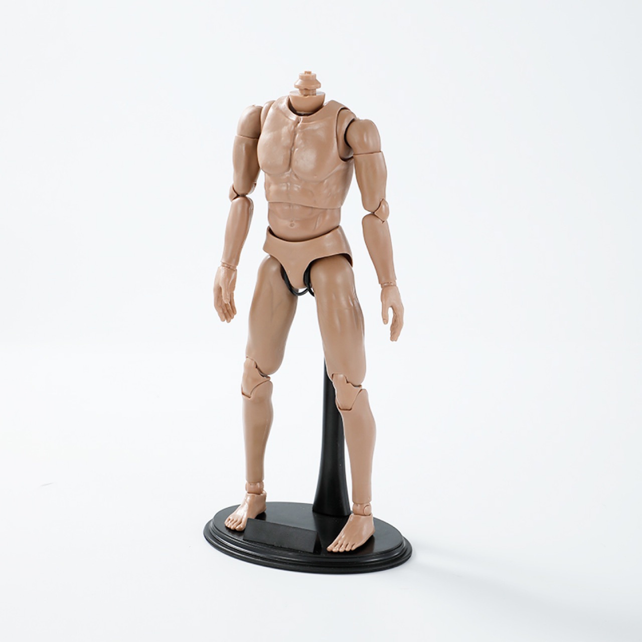 1:6 Soldier Bracket Model Platform Crotch Bracket U-Shaped Ring Bracket with Nameplate 12inch for Dolls