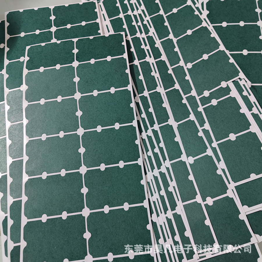 Adhesive Green Paper Battery Green paper fireproof flame retardant coated green paper processing motor insulation paper punching
