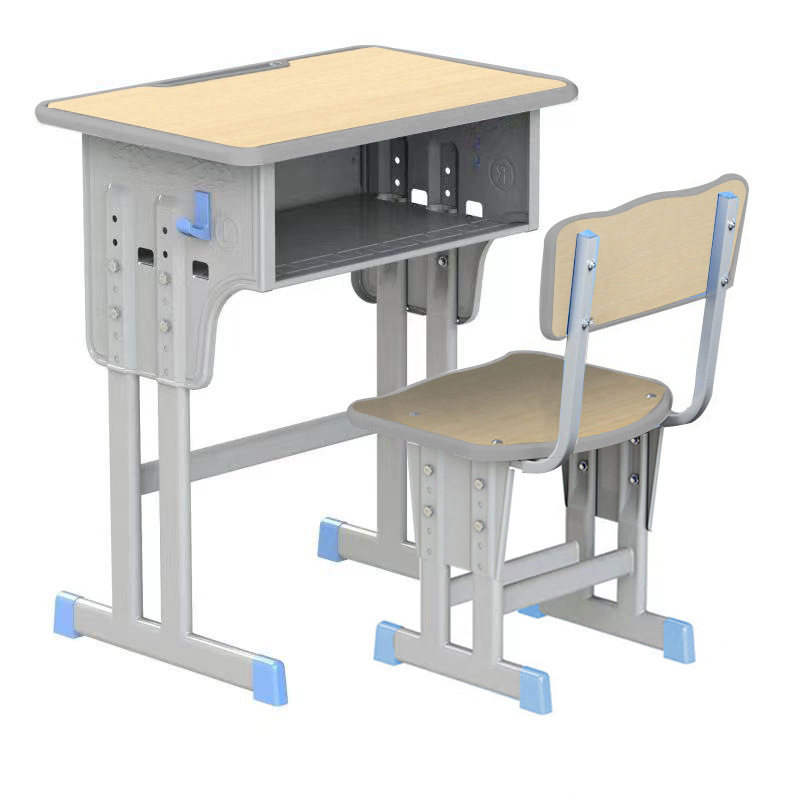 in stock Express Primary and Secondary School Students Desks and Chairs School Training Courses Home Lifting Learning Desks and Chairs Children's Desks and Chairs suit
