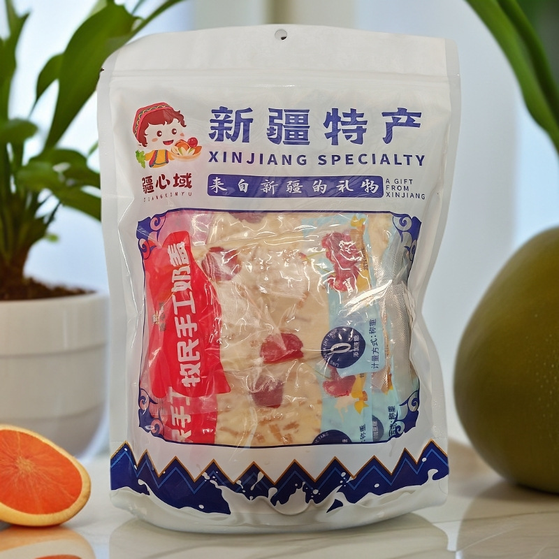 Xinjiang Xinheyu Herdsmen's Handmade Milk Caps Are Individually Packaged with Fruit and Mixed Flavors of Delicious Snacks