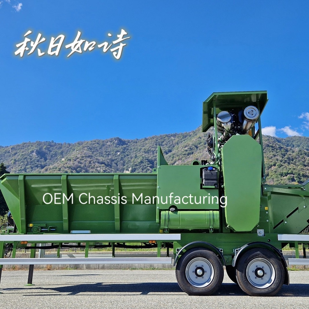 Cross-Border Disc Wood Crushing Semi-Trailer Wood Crusher Disc Crushing