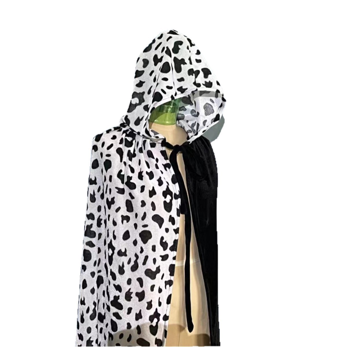 Cow Pattern Halloween Cloak Christmas Cloak Cosplay Five-Day Performance Costume Shawl Performance Art Dress