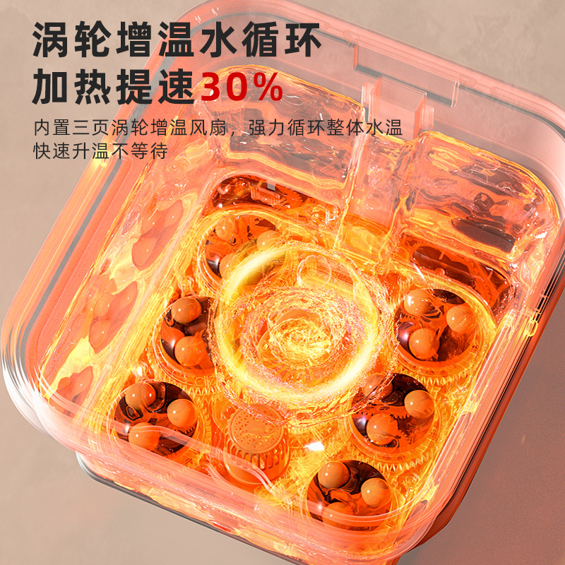 New Folding Footbath Electric Massage Portable Home Intelligent Heating Constant Temperature Fully Automatic Insulated Footbath Bucket