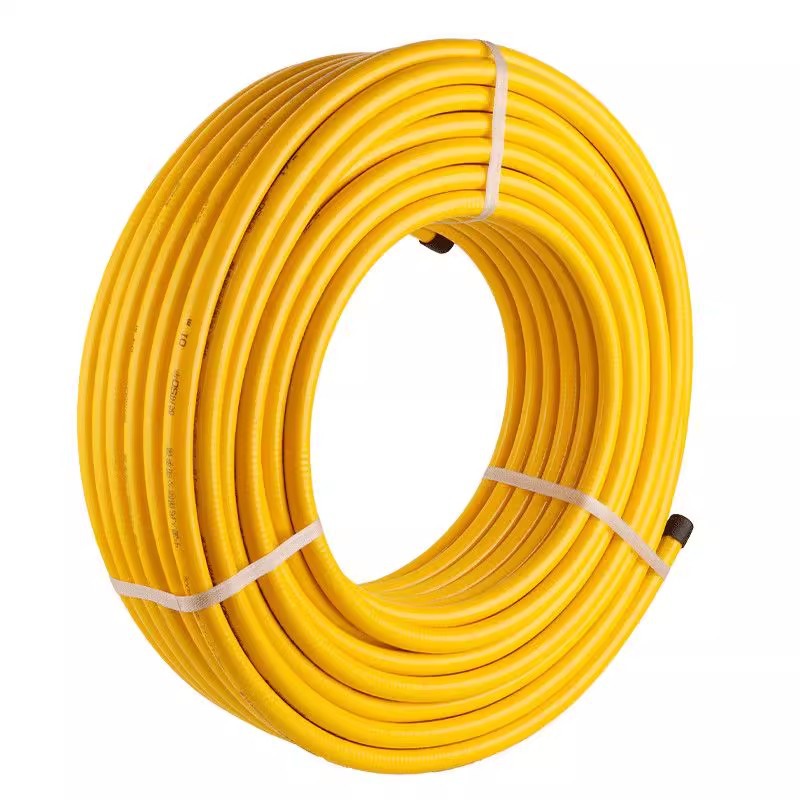 Gas pipe bellows natural gas pipe metal explosion-proof 304 stainless steel full circle thickened special connection roll