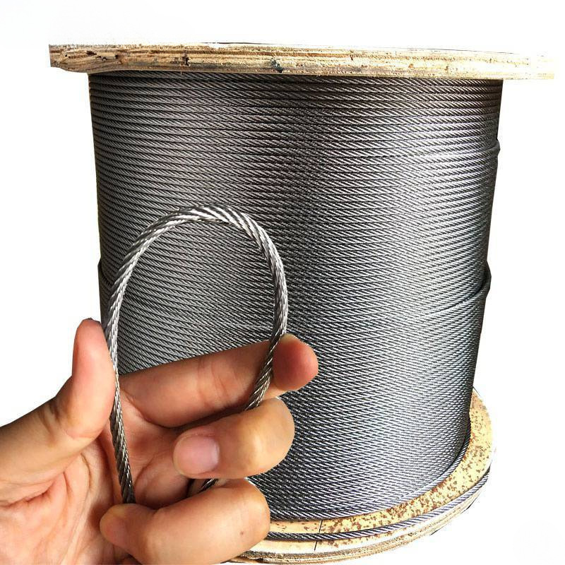304 Stainless Steel Soft Thin Wire Rope 0.6Mm0.8Mm1Mm1.2Mm1.5Mm2.5Mm3Mm4Mm6Mm10Mm