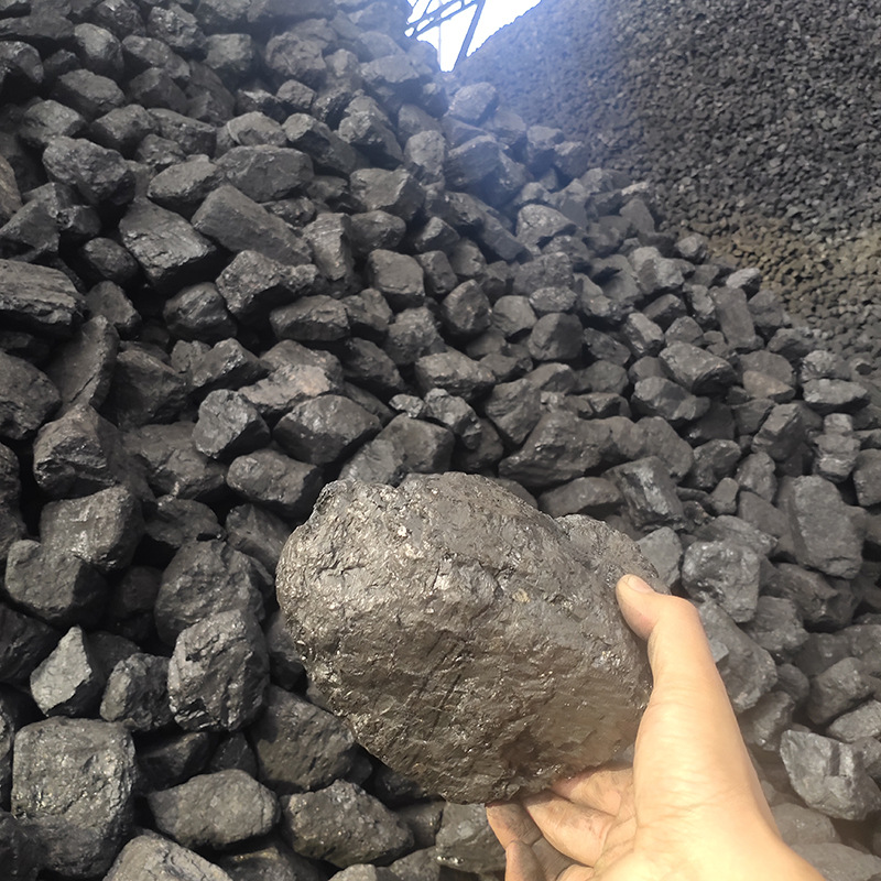 Yulin Coal Mine Supplies Large-Sized Roasted Bituminous Coal Carbon for Household Heating with High Heat Output and High Gas Production, High and Low Sulfur, Non-Coking Lump Coal