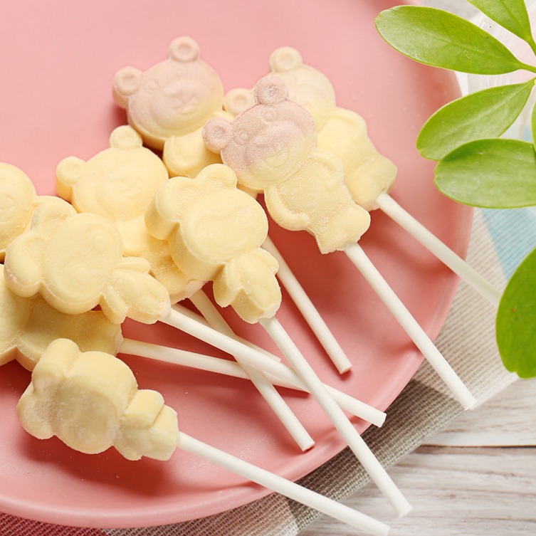 Jiji Soy Milk Fresh Milk Stick 108g Individually Packaged Snack Lollipop Candy Milk Calcium Blueberry Flavored Milk Bar