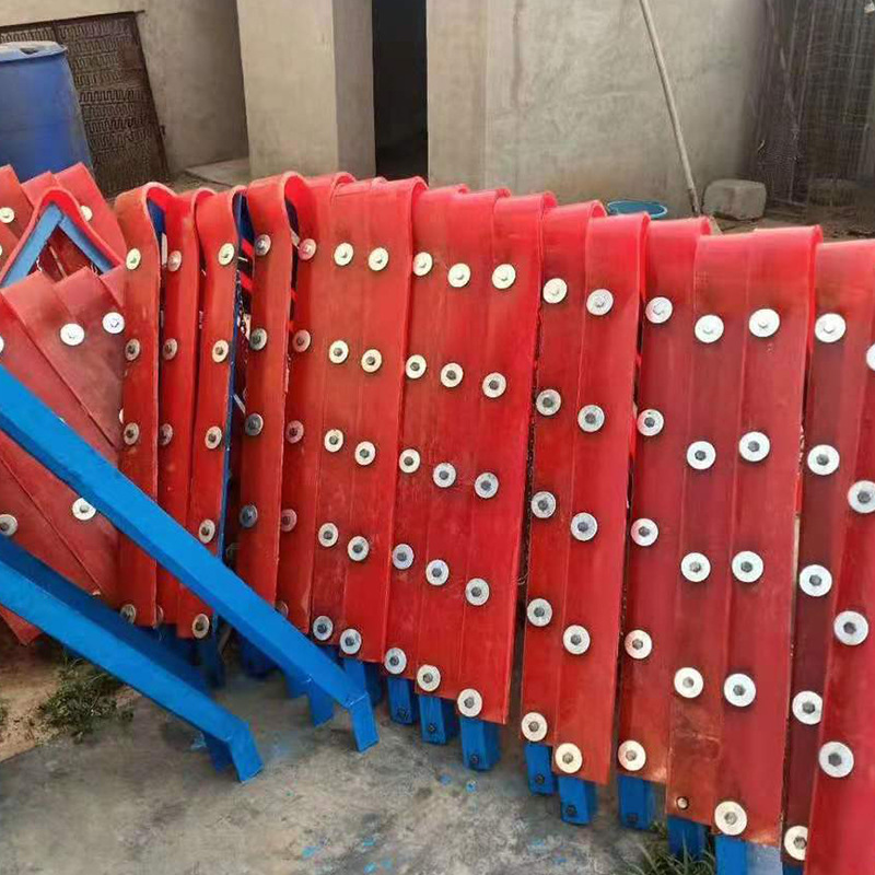 Manufacturer conveyor sweeper P-type H-type conveyor belt scraper polyurethane belt scraper