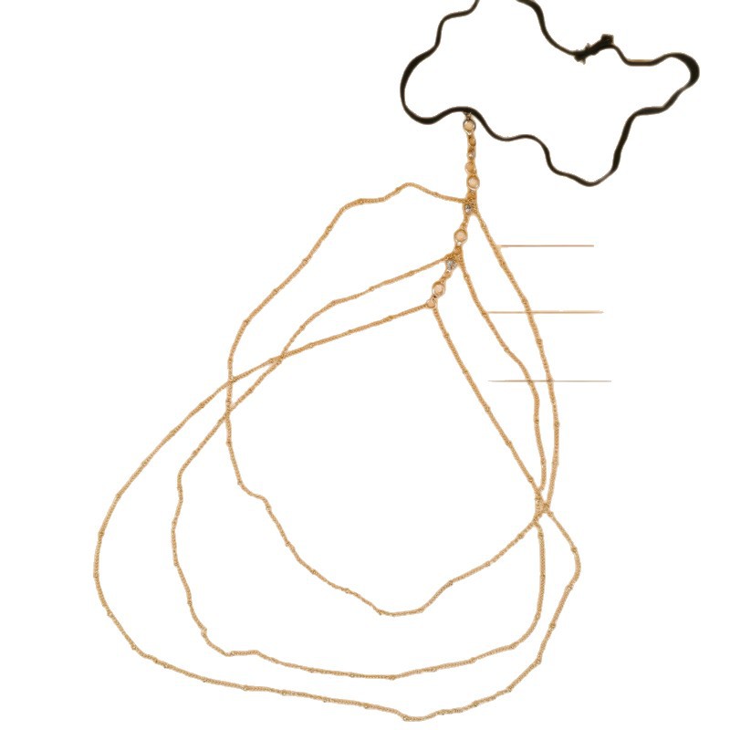 European and American Cross-Border New Leg Accessories Sexy Beach Multi-Chain Thigh Chain Hot Selling Women's Body Chain Fashion Accessories Jewelry