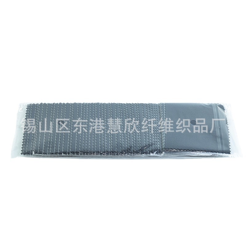 Silver cloth 8*8 independent packaging double-sided velvet wiping gold and silver cloth jewelry cleaning polishing OPP independent packaging wiping silver cloth