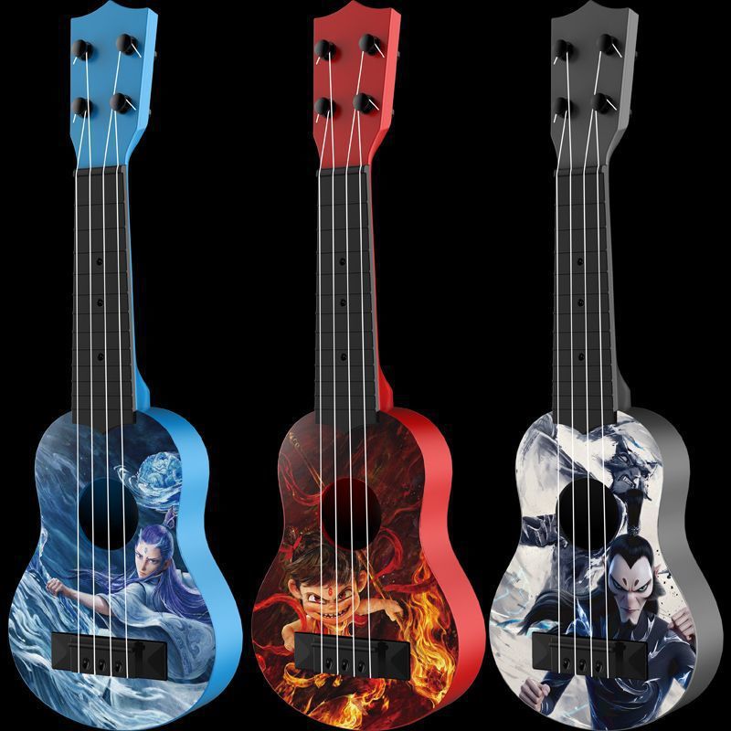 Nezha's Ukelele Can Play Guitar Magic Child Returns Children's Toy Guitar Enlightenment Music Toy