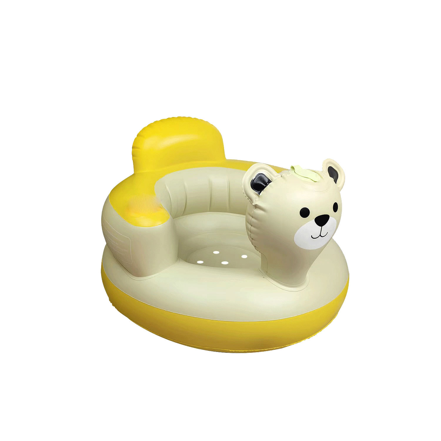Bear Inflatable Children's Learning Chair Sofa Light Luxury Seat Dining Chair Sitting and Standing Artifact Baby Learning Seat New Product