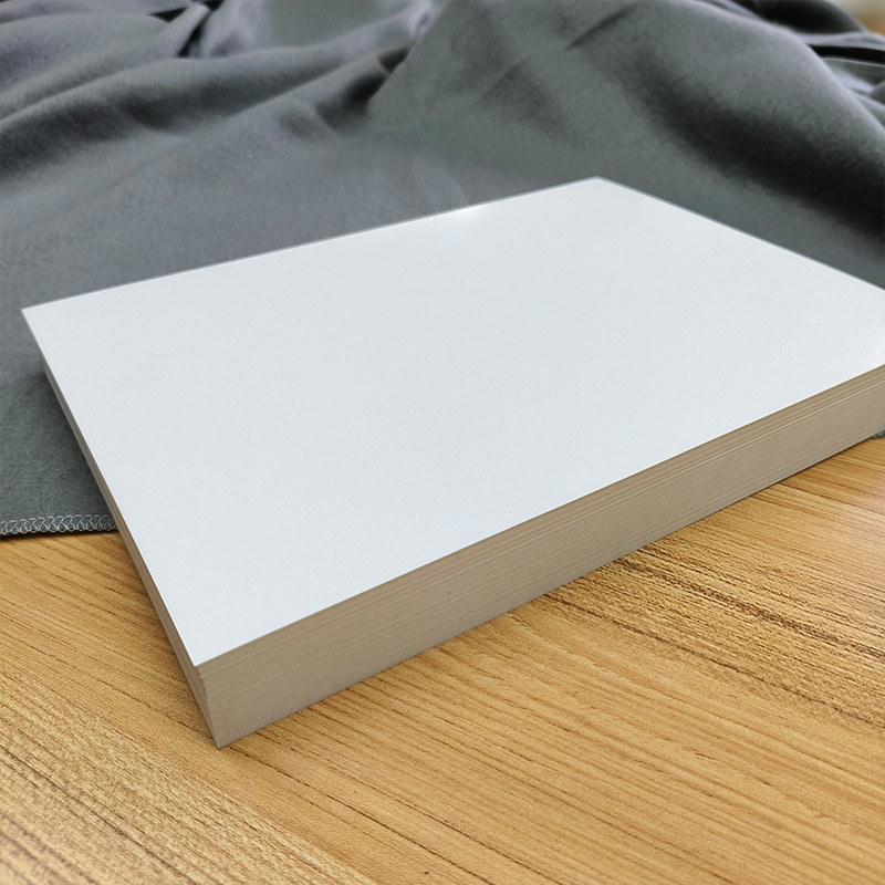 Yiwu A4 Double-Sided White Cardboard Clothing Packaging Thickeneded Folding Clothing Lining Cardboard 250G-400G Free Cut