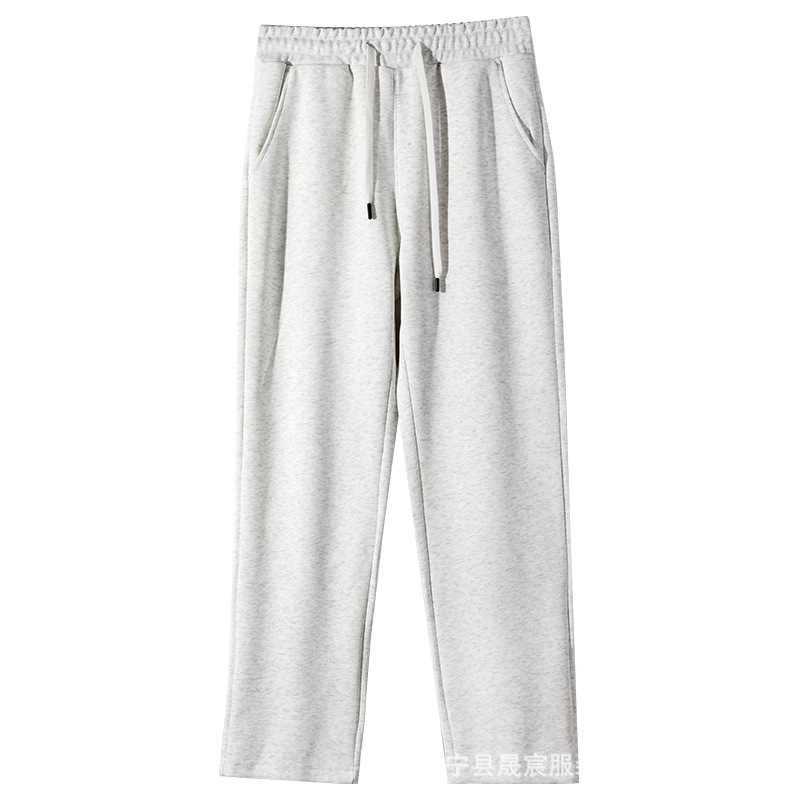 320g Casual Loose Sweatpants, Huamian Sports Trendy Brand Men's Straight Spring, Autumn and Winter American Style Pants for Men and Women