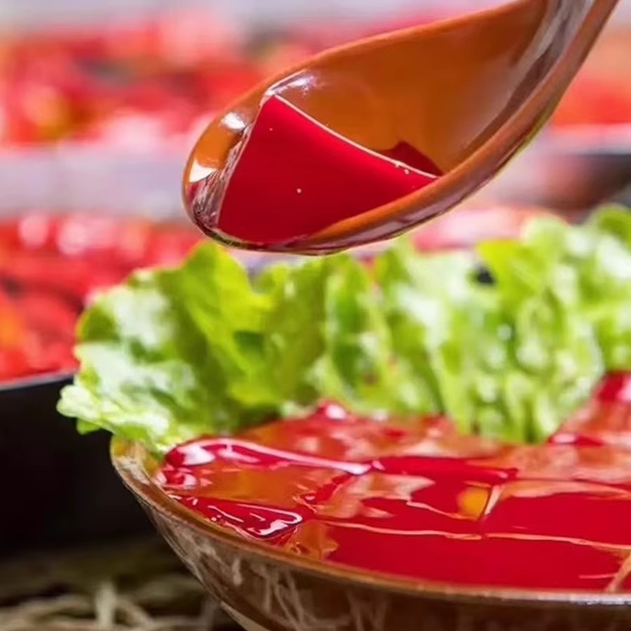 Fresh Frozen Duck Blood 500g Hot Pot Ingredients Commercial Maoxuewang Spicy Hot Pot Liquid Nitrogen Locked Fresh Frozen Raw Duck Plasma