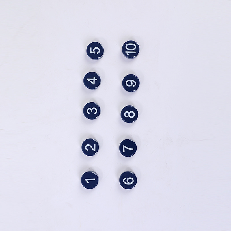 Color Digital Magnetic particle strong whiteboard magnetic nail 20mm office supplies flat magnetic suction teaching aids blackboard stickers