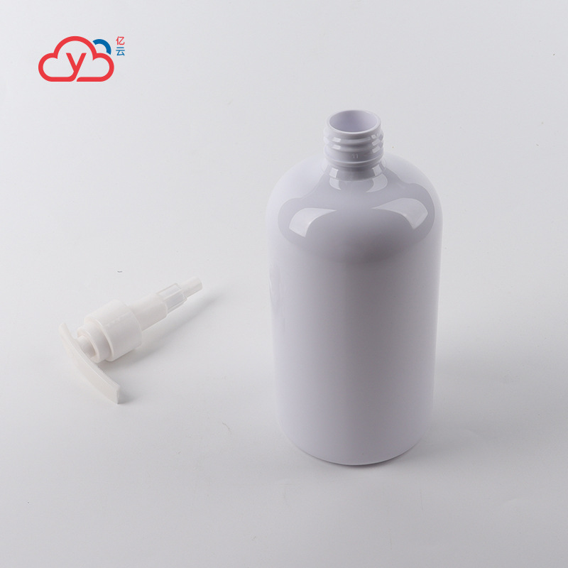 Factory Direct Pet Lotion Bottle 450ml Cylindrical Oblique Shoulder Bottle 24/410