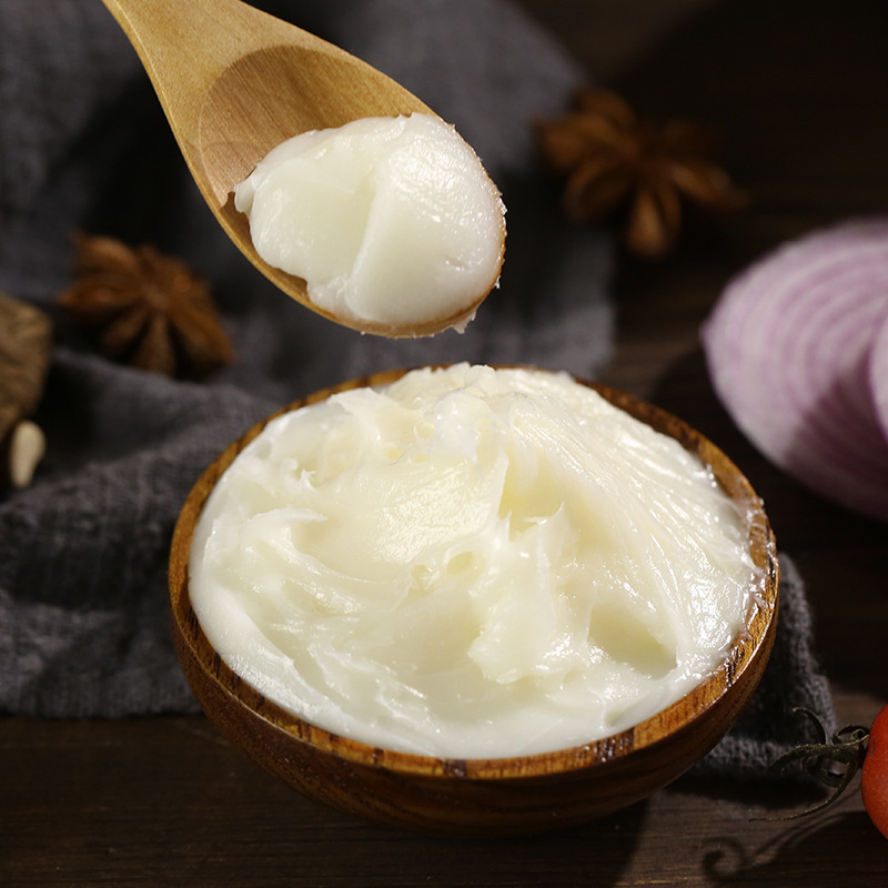 Exhibition art edible lard oil 428g pork plate oil bibimbap moon cake biscuit Egg yolk crisp butter white oil baking raw materials